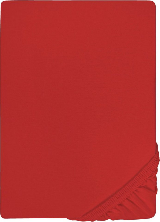 Biberna Spannbettlaken Deluxe Jersey-Elastic aus Baumwolle und Elasthan mit Rundumgummi, bügelfrei - Bild 1