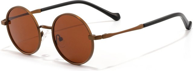 Bai Fen Bai Electronic 3C Korrektionsbrille, Titanium, Rund, Vollrand, Unisex, brown - Bild 1
