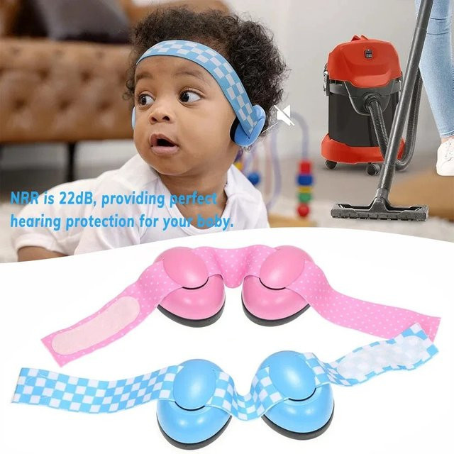 Baby-Gehörschutz-Kopfhörer mit Geräuschunterdrückung für Kleinkinder in Pink - Bild 1