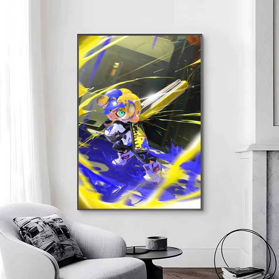 Selbstklebender Splatoon 3 Poster Papierdruck in Multicolour für deine Wandgestaltung - Bild 6