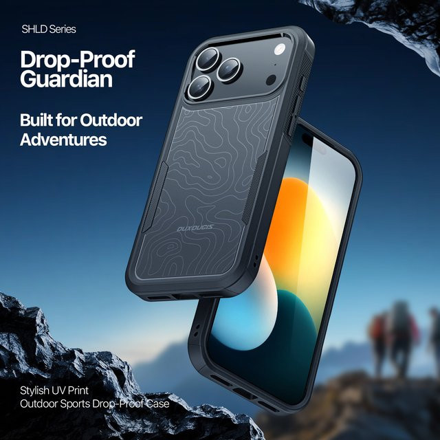 DUX DUCIS magnetische stoßfeste Handyhülle für iPhone 17 Air und iPhone 17 Pro Max in Schwarz - Bild 1