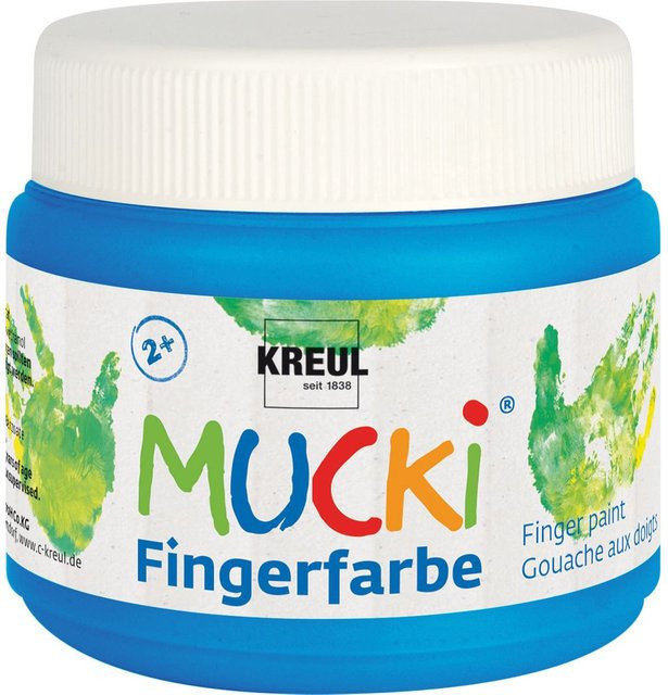 MUCKI Fingerfarbe Blau mit Bitterstoffen - Bild 1