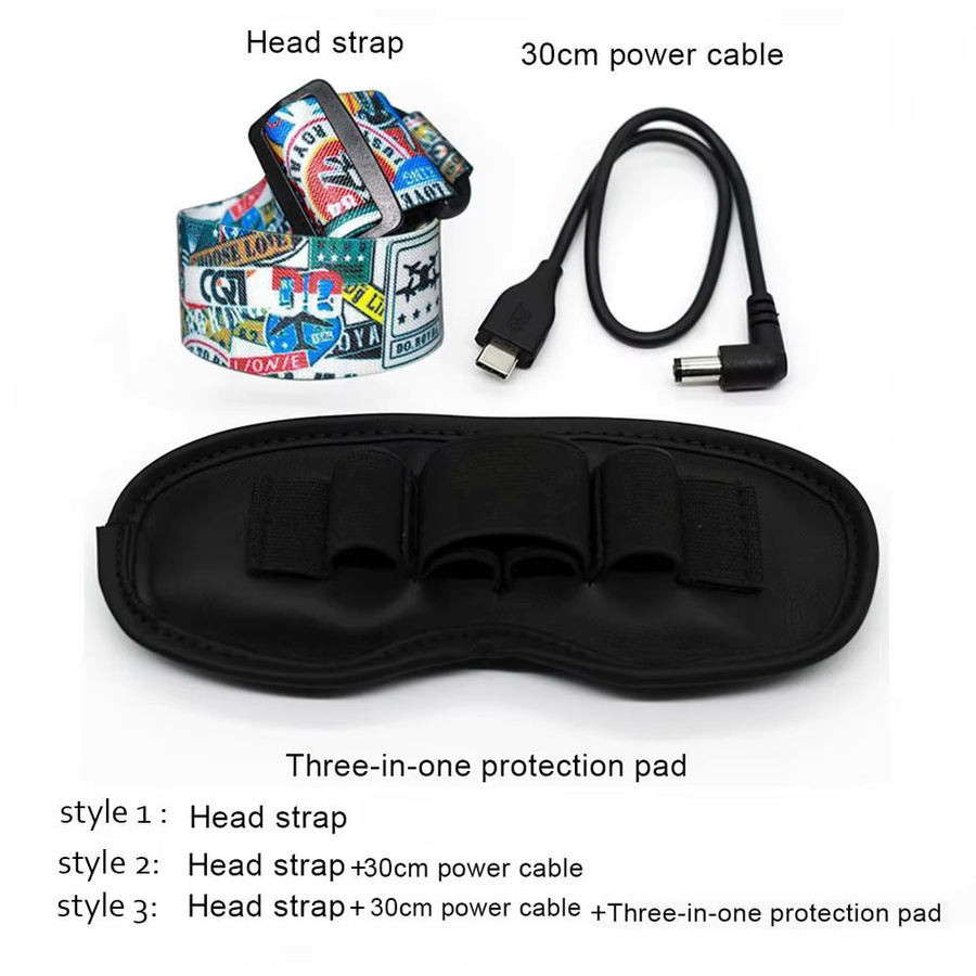 DJI Ersatz-Kopfband und Kopfriemen mit Schutzpolster für FPV Goggles V2, Multicolor - Bild 4