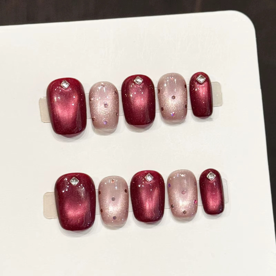 YADORNOS Künstliche Nägel, Rosa, Glänzend, Damen - Bild 3