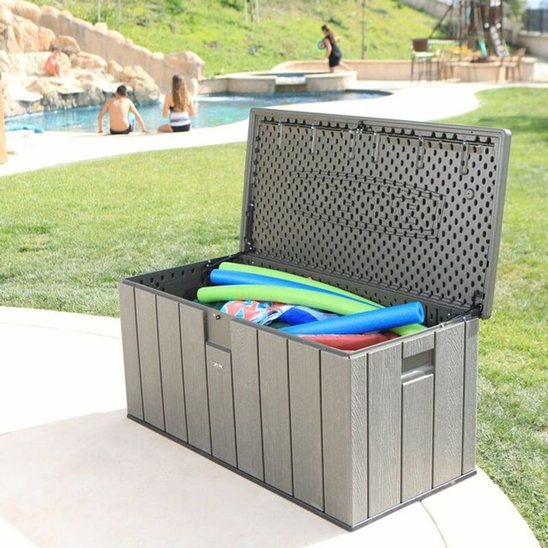 Lifetime Kissenbox Gartenbox Dunkelgrau B/T/H: 151 x 72 x 69 cm - Bild 5