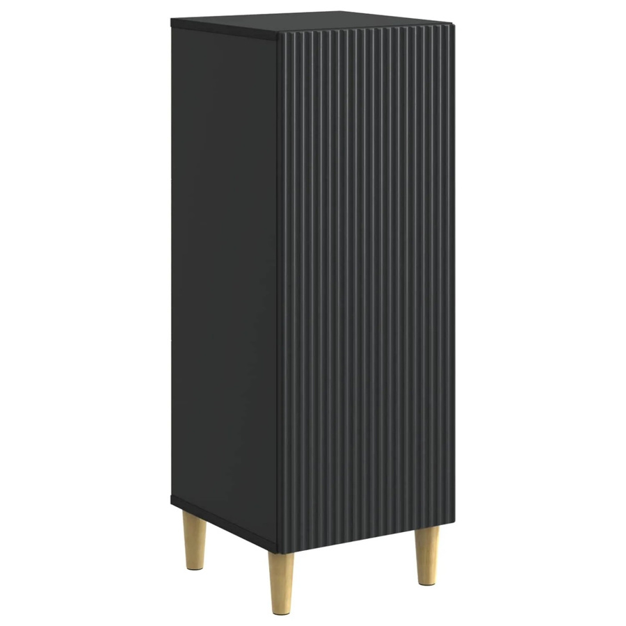 vidaXL Sideboard Schwarz im Vintage-Design aus Holzwerkstoff B/T/H: 33 x 34,5 x 90 cm - Bild 2