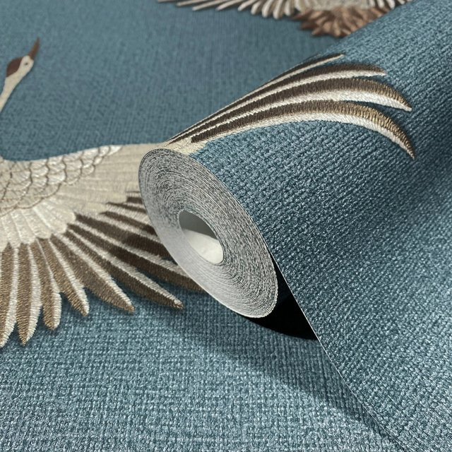 Marburg Vliestapete Grafisch Natur Blau FSC Non-Woven - Bild 1
