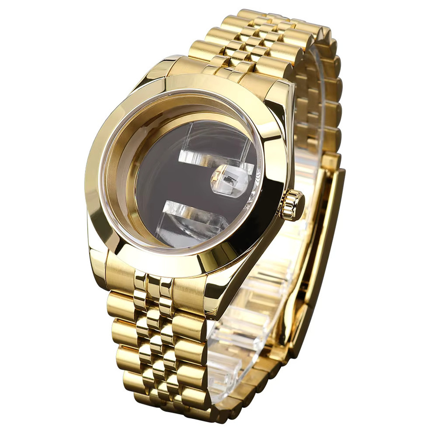 YEJIAOLAN Uhrenarmband Edelstahl, Gold, 36mm/39mm - Bild 6