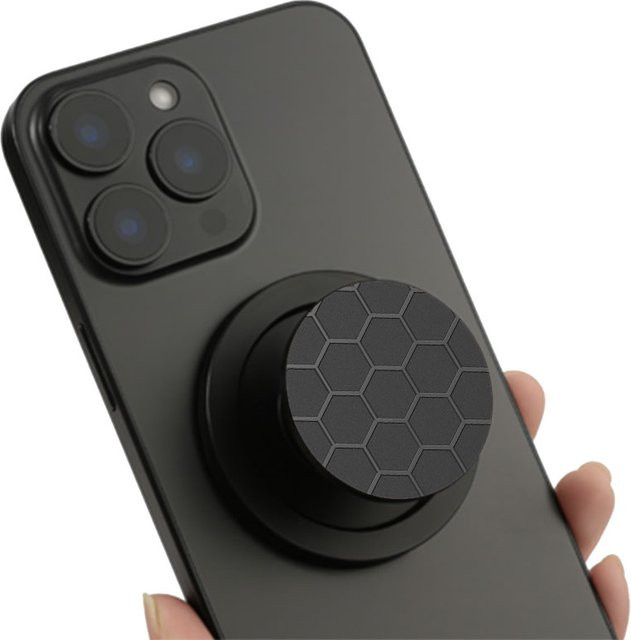 Burt's Bees Pop-up-Handyhalterung für MagSafe – Magnetischer Handygriff für iPhone 17 Air, 16, 15, 14 in Schwarz - Bild 1