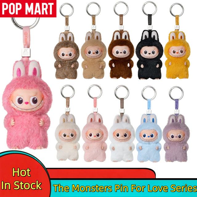 POPMART The Monsters Pin For Love Series Blind Box Mystery Box Multicolor Anime Figur Ornament - Bild 1