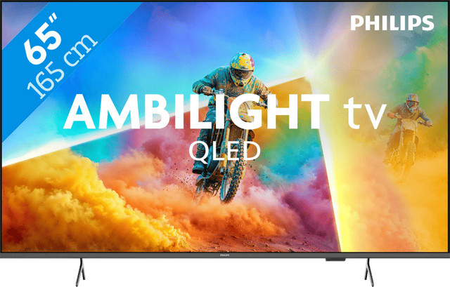 Philips Ambilight 4K UHD Smart TV PQS8501 in Schwarz, 65 Zoll - Bild 1