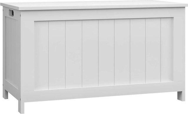 HOMCOM Kommode in Weiß mit Griffen aus Holz und MDF, B/T/H: 81 x 40 x 46 cm - Bild 1