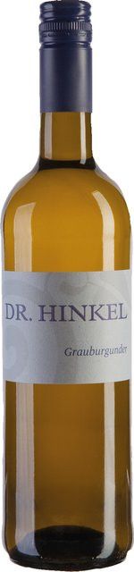 Dr. Hinkel Grauburgunder Weißwein, 2024, Rheinhessen, feinherb, 0,75 l - Bild 1