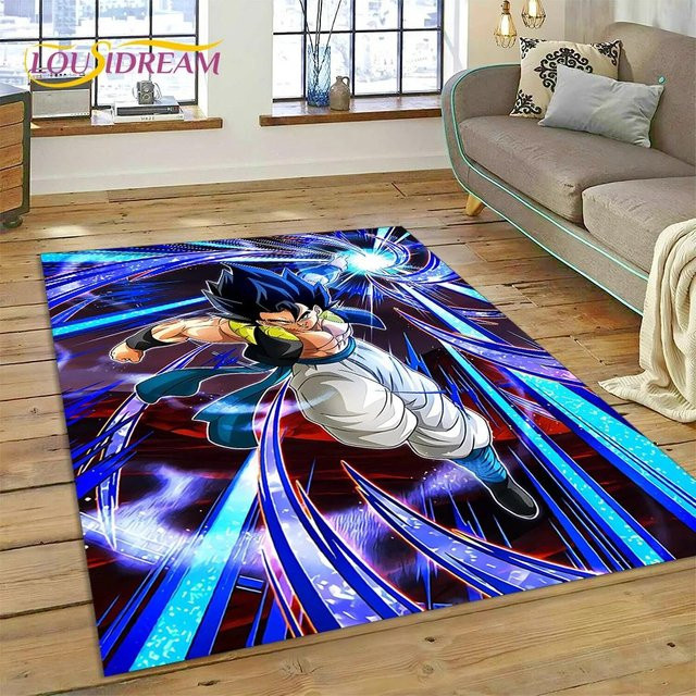 ChenYing01 Anime 3D D-Dragon-Ball Japan Cartoon Teppich, rutschfest und waschbar, B: 150 cm, T: 100 cm - Bild 1