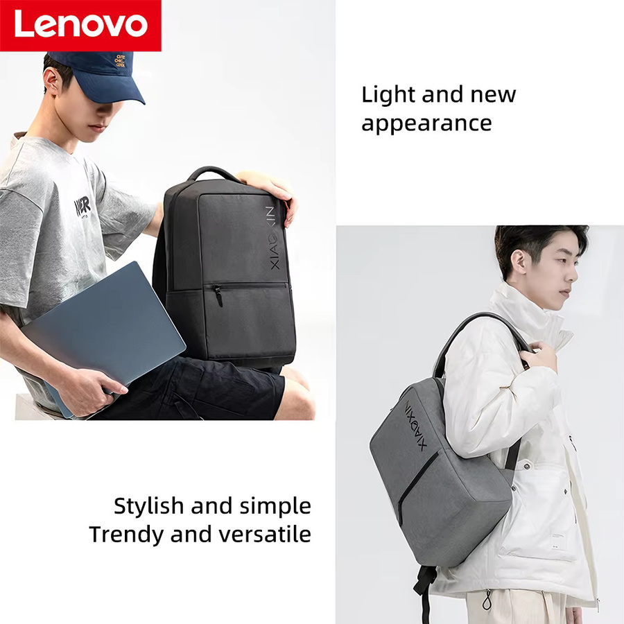 Lenovo Laptop-Rucksack für 16-Zoll-Notebooks, Business-Reisetasche mit großer Kapazität, Frostgrau/Deep Space Grey - Bild 3