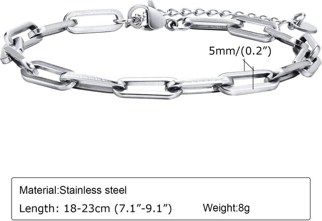 Lucky Star Jewelry Armband, Edelstahl, Zirkonia, Damen Herren - Bild 1