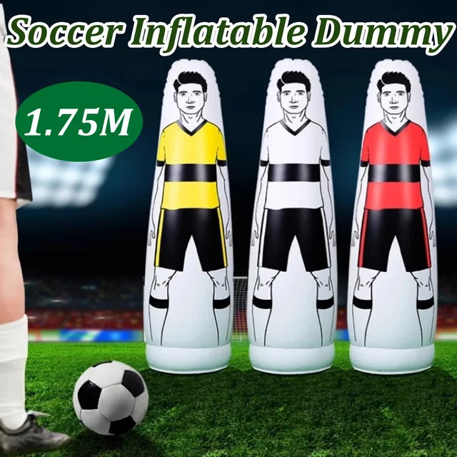 Ninth World Aufblasbarer Fußball-Schnuller, Trainingsschnuller, 175 cm - Bild 1