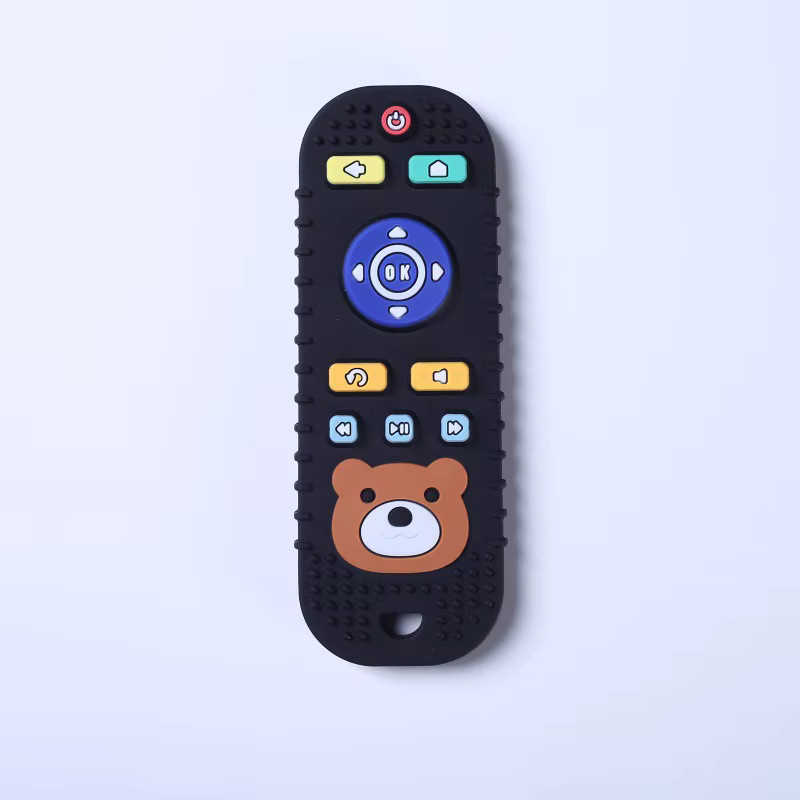Bunter Silikon-Beißring für Babys mit Cartoon-Tierdesign, BPA-frei - Bild 2
