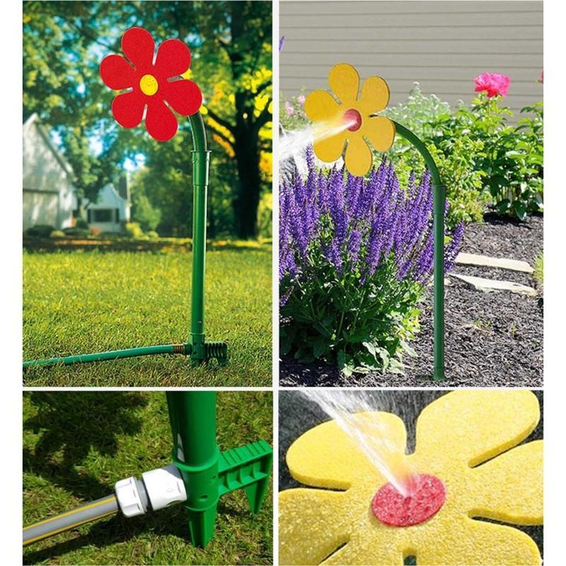 Choubo seven Bewässerungssprinkler Schaukelblume in Rot aus Kunststoff - Bild 2