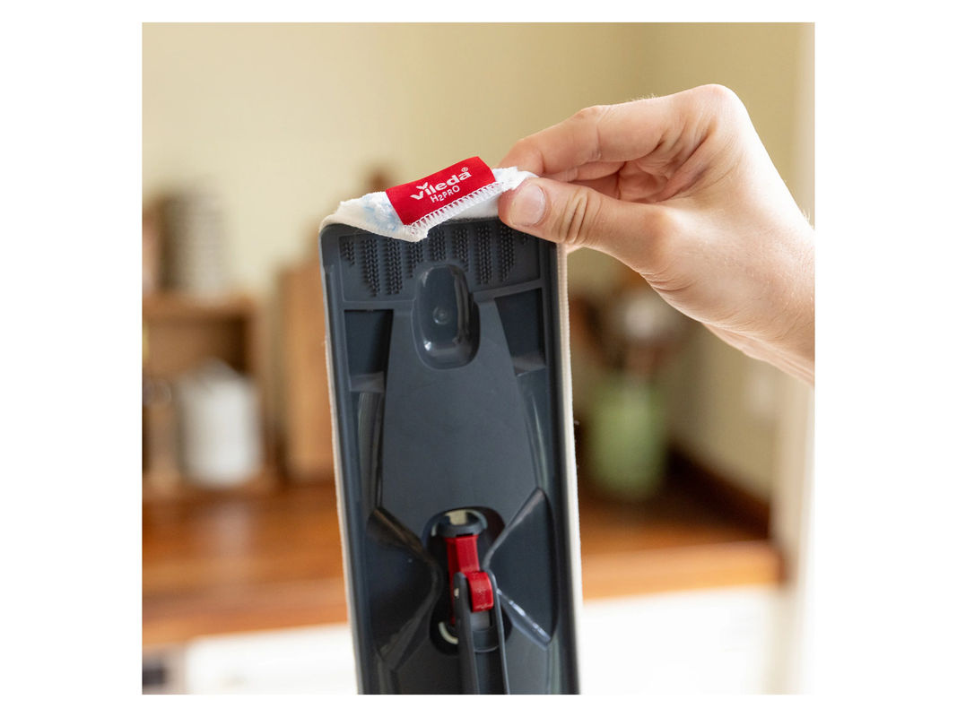 Vileda H2PRO Extra Flat Mop Ersatzbezug in Weiß - Bild 2