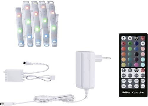Paulmann MaxLED RGBW LED-Streifen-Basisset Silber mit Fernbedienung und Netzteil, 1,5 m Länge, IP44 wetterfest - Bild 1
