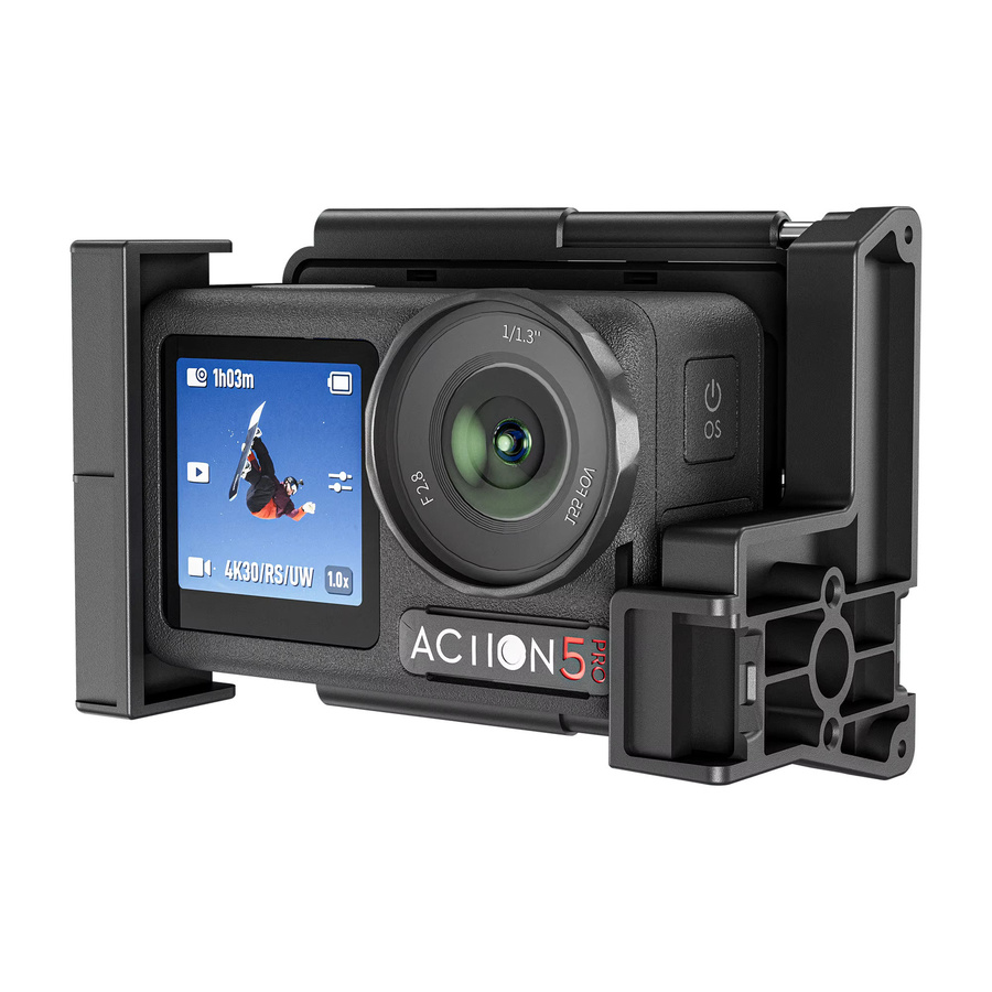 Ice Core Kühlradiator mit 3-Gang-Einstellung und Cold Shoe für DJI Osmo Action 5 Pro, Action 4 und Action 3 in Schwarz - Bild 6