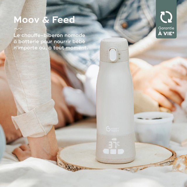 Babymoov Flaschenwärmer Moov&Feed in Natur/Beige - Bild 1