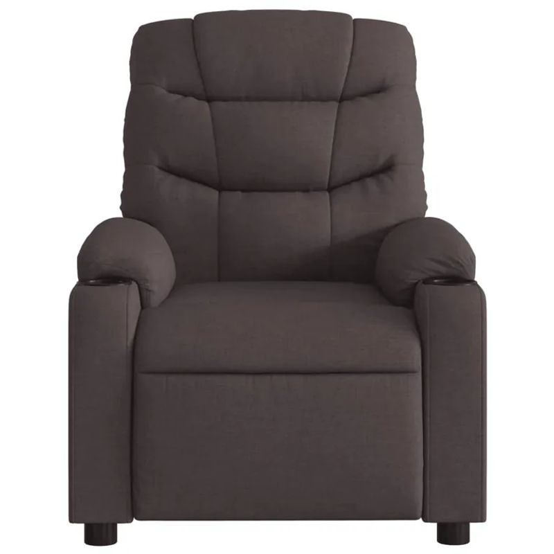 Vidaxl Klappbarer Massagesessel in Braun mit Stoffbezug und modernem Design - Bild 4