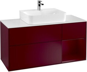V&B Waschtischunterschrank Finion in Weiß, Breite: 120 cm, Tiefe: 50,1 cm, Höhe: 50,1 cm - Bild 1