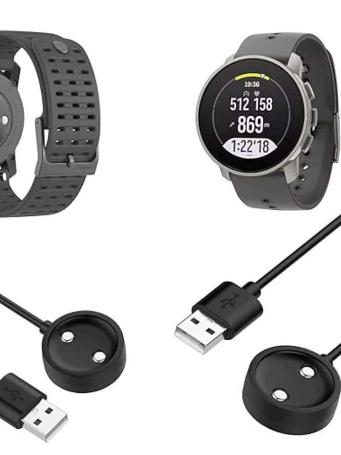 Suunto Ersatzladegerät für Smartwatch, Schwarz, 2er-Pack - Bild 4