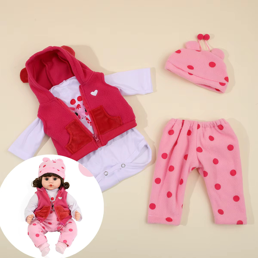 JINGXIN PRINCESS Puppenkleidung, Modische Jumpsuits, Blau, Plüsch / Textil - Bild 1