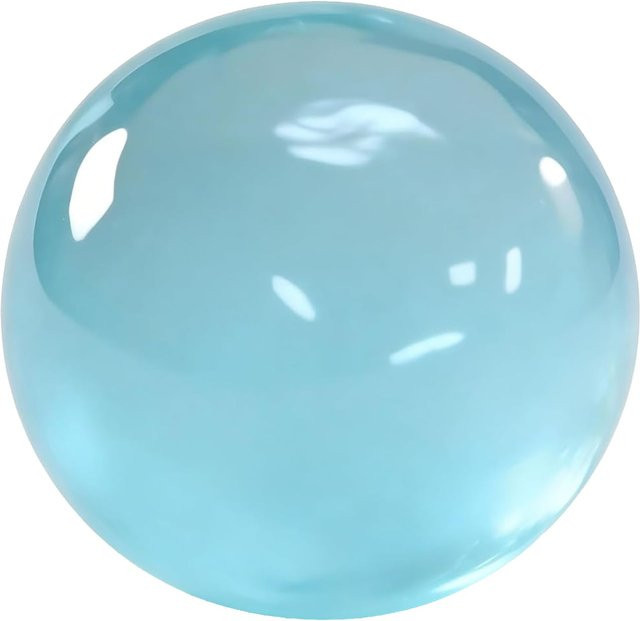 NeeDoh Life Slow-Rebound Dekompressions-Quetschball, transparente Gelee-Textur blau - Bild 1