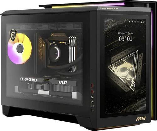 MSI Gaming PC MEG Vision X AI 2NVV9-285AT mit Intel Core Ultra 9 285K, 64GB RAM, 1TB SSD und Nvidia GeForce RTX 5080 16GB in Schwarz und Transparent - Bild 1