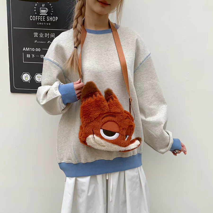 Potdemiel Zootopia 2 Nick Plüsch-Cosplay-Tasche, Umhängetasche - Bild 4