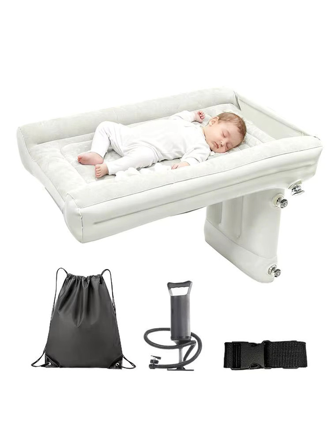 Aufblasbares Auto-Schlafbett mit Pumpe, verdickte Luftmatratze für Kinder als Rücksitz-Luftmatratze für Camping, Wandern und Outdoor-Reisen - Bild 5
