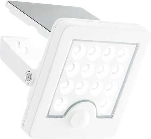 Brilliant Luton G40420/05 Solar-Außenwandleuchte mit LED und Bewegungsmelder, Weiß - Bild 1