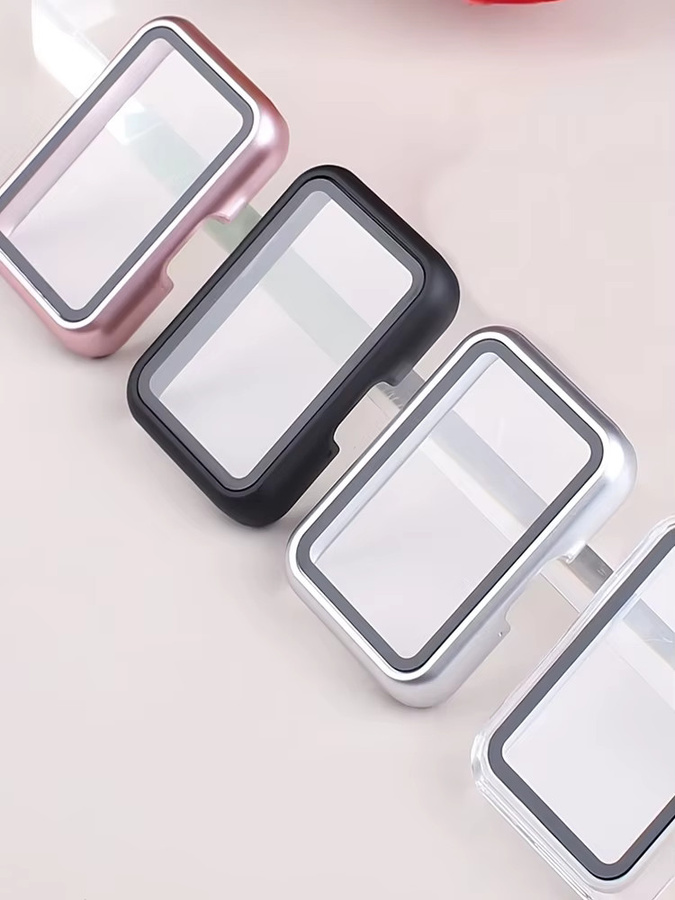 Uhrengehäuse für Samsung Galaxy Fit 3, gehärtetes Glas, PC, Midnight Blue - Bild 6
