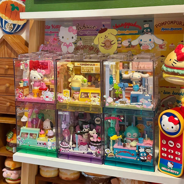 Sanrio Area-X Bausteine Mini Shop Set, Bunt / Mehrfarbig - Bild 1