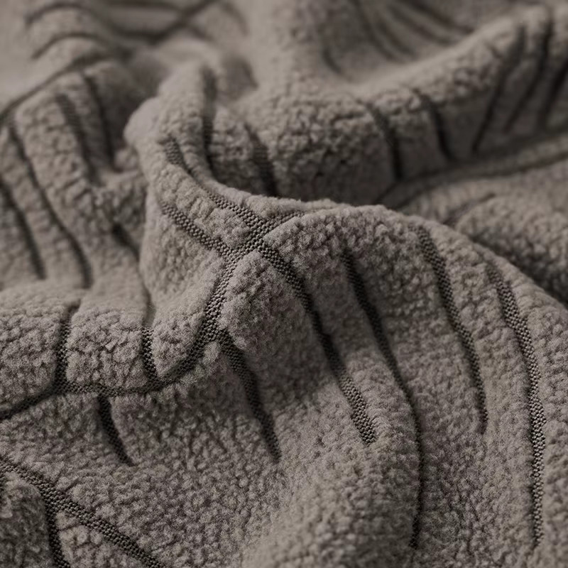 Yupartex Leaf Jacquard Wing Sesselbezug mit Sitzkissen, rutschfester Schonbezug mit floralem Design für Relax-Sessel - Bild 2