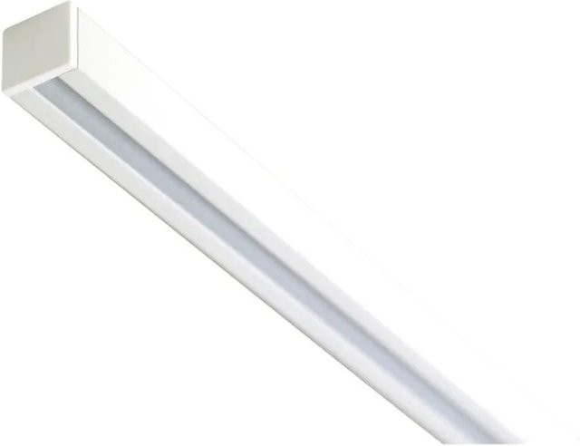 Deco-Raum Gardinenschiene Square nach Maß, gerade, Deckenmontage, Weiß, Länge: 400 cm - Bild 1