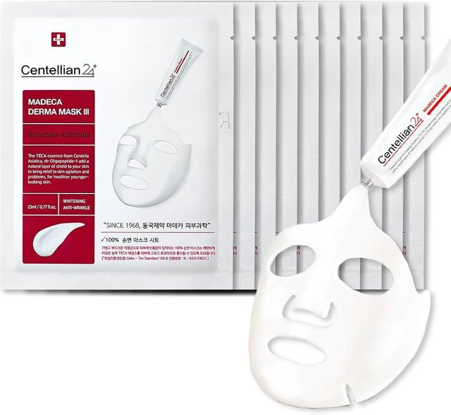 CENTELLIAN 24 Madeca Derma Mask III Intensive Formel, 10 Stück, Empfindliche Haut - Bild 1