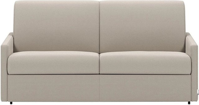 Vente-unique Schlafsofa Calife Beige mit Stoffbezug Breite: 190 cm - Bild 1