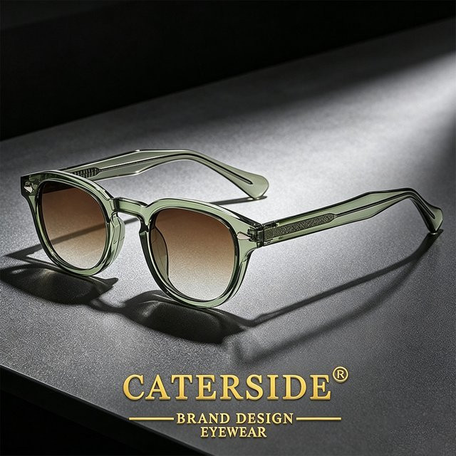 CATERSIDE Sonnenbrille Rund, Vollrand, Kunststoff, Unisex - Bild 1