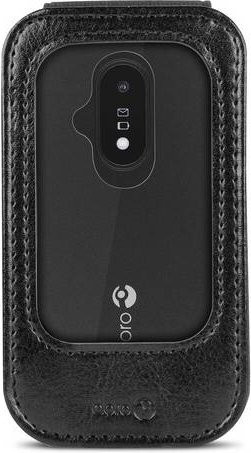 Doro Ledertasche Schwarz für L20, L30, 2800, 2820, 2880, E20, E22, E30 - Bild 1