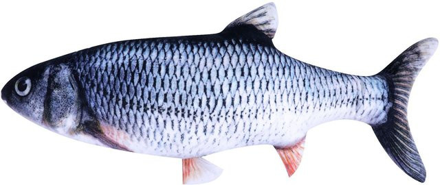 Plüsch-Simulations-Fischkissen, Fischform-Spielzeug für Katzen, 1 Stück - Bild 1