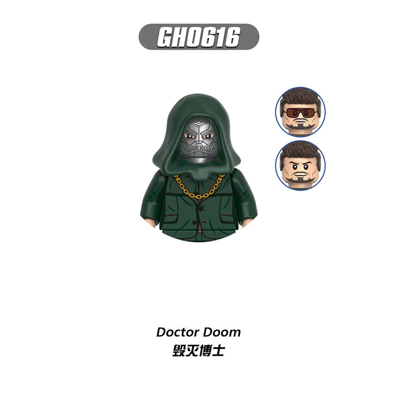 World Legends Doctor Doom X-Men Hela Wanda Mini-Actionfiguren, Bausteine - Bild 2