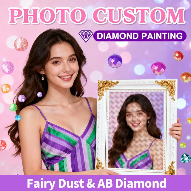 HUACAN Fantasy Diamant Malerei, Mosaik Kit, Bunt / Mehrfarbig - Bild 1