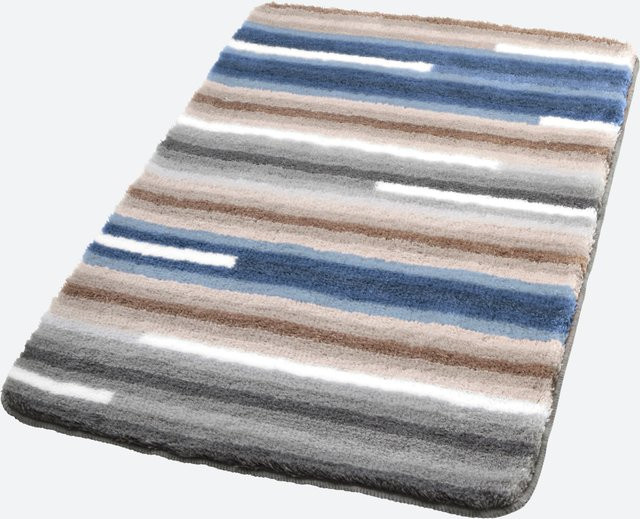 Kleine Wolke Badematte Graphic Blau aus 100% Polyacryl - Bild 1