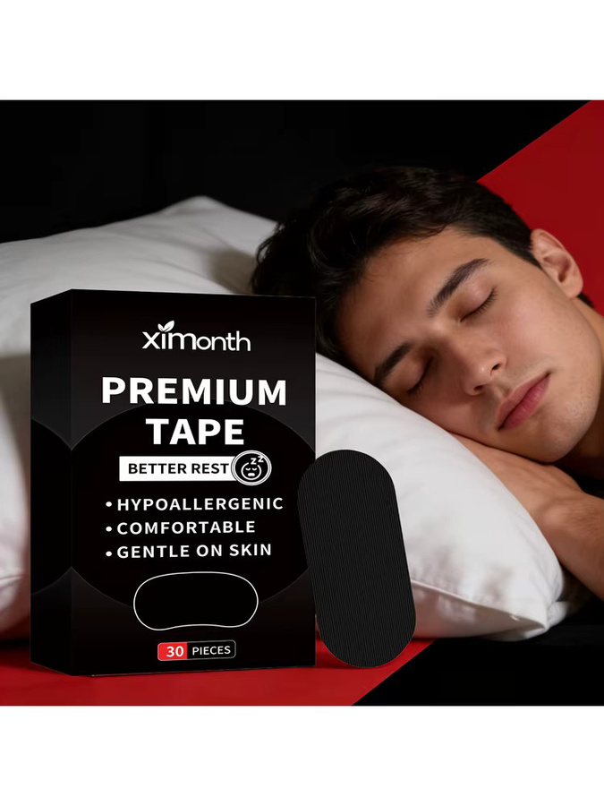 Ximonth Mundklebeband Schlafstreifen, Unisex - Bild 5