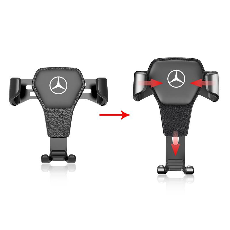 Auto Goods 1 Handyhalterung für Mercedes-Benz W204 W212 W176 GLC CLA GLA E C G M R S Klasse AMG in Schwarz - Bild 4